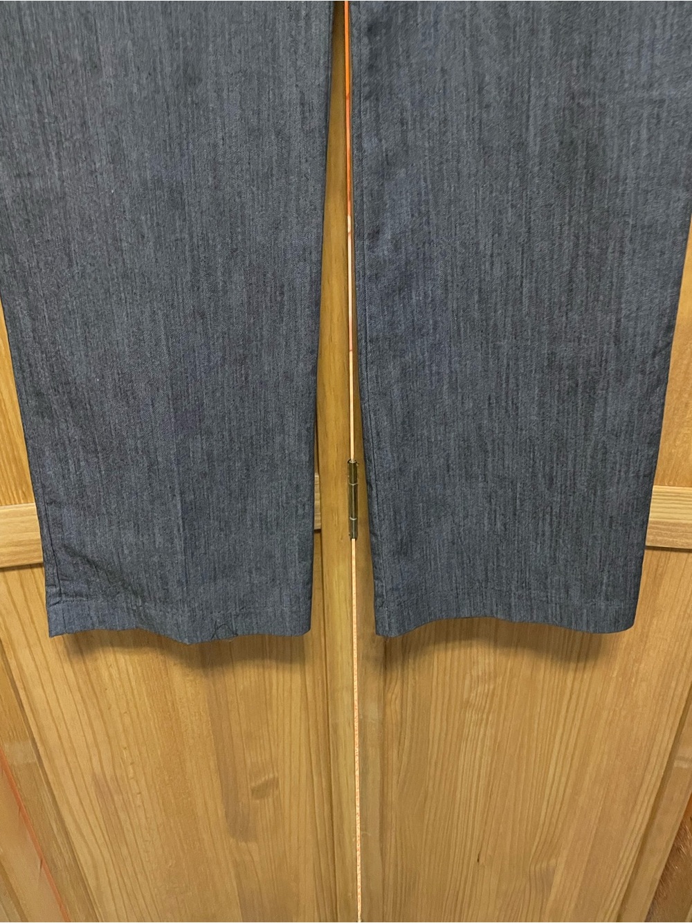 Lee Women's Dark Charcoal Gray Straight-Leg Trousers - Picture 6 of 11